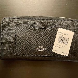 Brand New Black Coach Wallet-SOLD